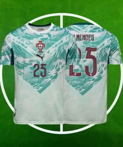 Camiseta Portugal Segunda Equipación Hombre 2026/2027 - N.MENDES #25