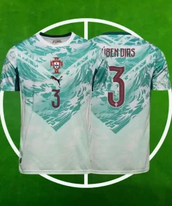 Camiseta Portugal Segunda Equipación Hombre 2026/2027 - RÚBEN DIAS #3