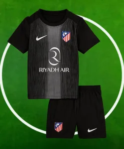 Camiseta Atlético de Madrid Portero Niños 2025/2026 Negro