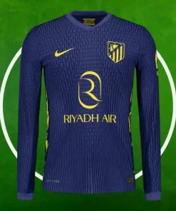 Camiseta Atlético de Madrid Segunda Equipación Hombre 2025/2026 Manga Larga