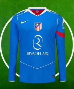 Camiseta Atlético de Madrid Tercera Equipación Hombre 2025/2026 Manga Larga