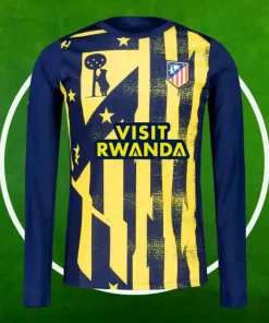 Camiseta Pre-Partido Atlético de Madrid Segunda Equipación Hombre 2025/2026 Manga Larga