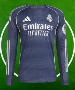 Camiseta Real Madrid Segunda Equipación Hombre 2025/2026 Manga Larga