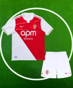 Camiseta AS Monaco Primera Equipación Niños 2025/2026
