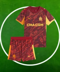 Camiseta Marseille Portero Niños 2025/2026 Rojo