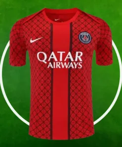 Camiseta Pre-Partido Paris Saint-Germain Hombre 2025/2026 Rojo