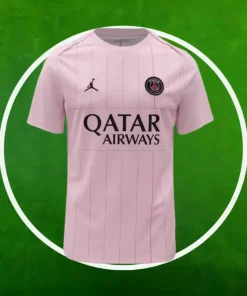 Camiseta Pre-Partido Paris Saint-Germain Hombre 2025/2026 Rosa