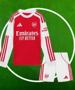 Camiseta Arsenal Primera Equipación Niños 2025/2026 Manga Larga
