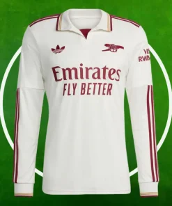Camiseta Arsenal Tercera Equipación Hombre 2025/2026 Manga Larga