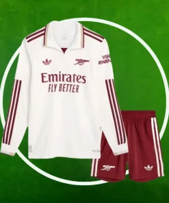 Camiseta Arsenal Tercera Equipación Niños 2025/2026 Manga Larga