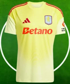 Camiseta Aston Villa Portero Hombre 2025/2026 Amarillo