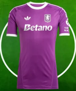Camiseta Aston Villa Portero Hombre 2025/2026 Morado