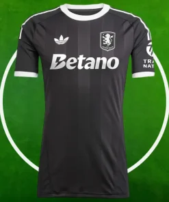 Camiseta Aston Villa Portero Hombre 2025/2026 Negro