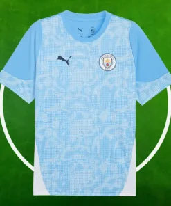 Camiseta de entrenamiento Manchester City Hombre 2025/2026 Azul cielo