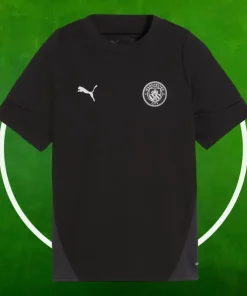 Camiseta de entrenamiento Manchester City Hombre 2025/2026 Negro