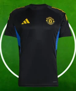 Camiseta de entrenamiento Manchester United Hombre 2025/2026 Negro