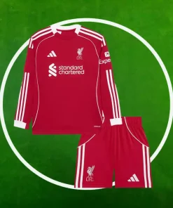 Camiseta Liverpool Primera Equipación Niños 2025/2026 Manga Larga