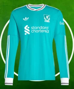 Camiseta Liverpool Tercera Equipación Hombre 2025/2026 Manga Larga