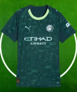 Camiseta Manchester City Cuarta Equipación Mujer 2025/2026