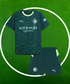 Camiseta Manchester City Cuarta Equipación Niños 2025/2026
