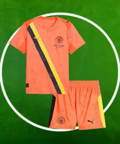 Camiseta Manchester City Mundial de Clubes Niños 2025/2026 Naranja