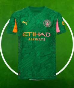 Camiseta Manchester City Portero Hombre 2025/2026 Verde