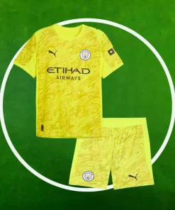 Camiseta Manchester City Portero Niños 2025/2026 Amarillo
