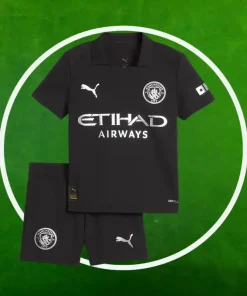 Camiseta Manchester City Segunda Equipación Niños 2025/2026