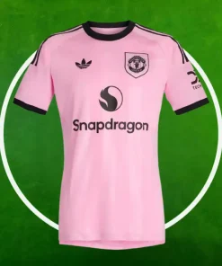 Camiseta Manchester United Portero Tercera Equipación Hombre 2025/2026 Rosa