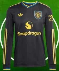 Camiseta Manchester United Tercera Equipación Hombre 2025/2026 Manga Larga