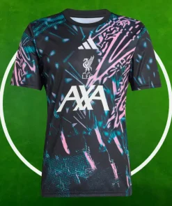 Camiseta Pre-Partido Liverpool Hombre 2025/2026 Negro