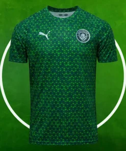Camiseta Pre-Partido Manchester City Hombre 2025/2026 Verde