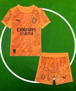 Camiseta AC Milan Portero Segunda Equipación Niños 2025/2026