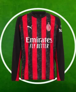 Camiseta AC Milan Primera Equipación Hombre 2025/2026 Manga Larga