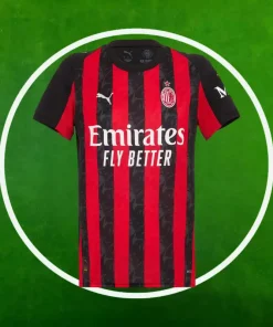 Camiseta AC Milan Primera Equipación Mujer 2025/2026