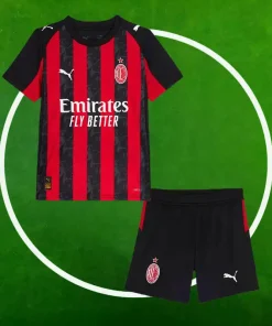 Camiseta AC Milan Primera Equipación Niños 2025/2026