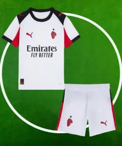 Camiseta AC Milan Segunda Equipación Niños 2025/2026