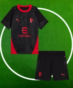 Camiseta de entrenamiento AC Milan Niños 2025/2026 Negro