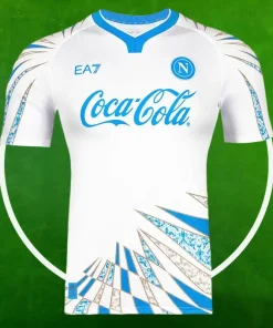 Camiseta Pre-Partido SSC Napoli Hombre 2025/2026 Blanco