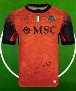 Camiseta SSC Napoli Halloween Equipación Hombre 2025/2026 Naranja